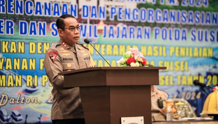 Kapolda Sulsel Buka Taklimat Awal Dalam Rangka Audit Kinerja Itwasda Tahun Anggaran 2024