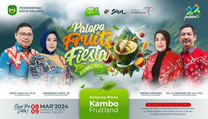Festival Buah 2024 Akan Digelar di Kelurahan Kambo, Kadis Pariwisata : 48 stand booth Akan Disiapkan