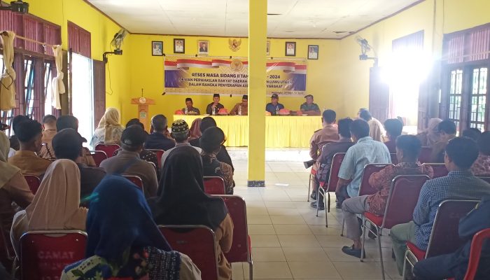 Gelar Reses DPRD, Ketua Tim Reses Muh.Ibrahim Berharap Program di Desa Dimasukkan di SIPD