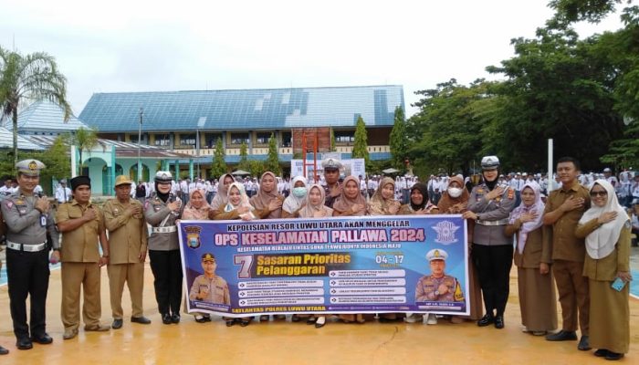 Kanit Regident Satlantas Polres Luwu Utara Sosialisasi 7 Prioritas Pelanggaran Ops Keselamatan Pallawa