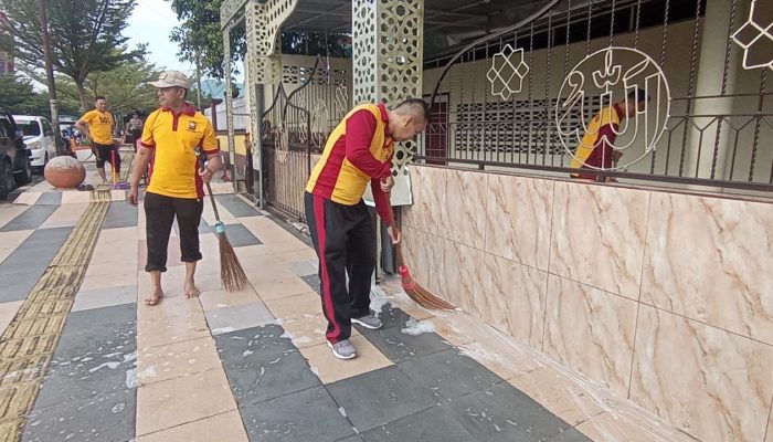 Jelang Bulan Suci Ramadhan, Kapolres Palopo bersama Personel laksanakan Korvey di Mesjid