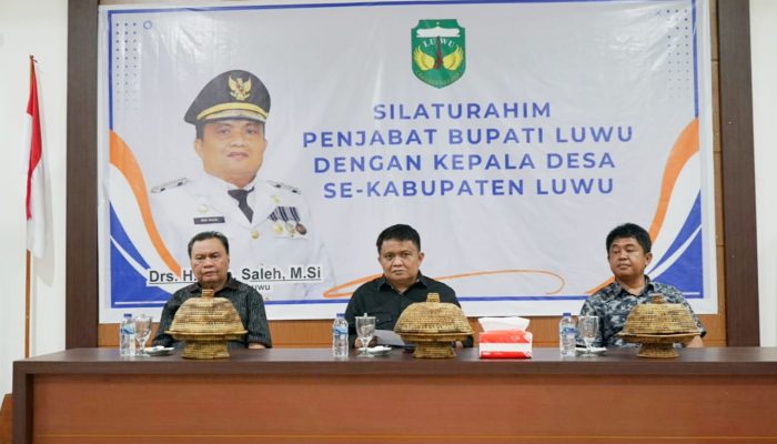 Silaturahmi Bersama Para Kades, Pj. Bupati Luwu : Ada 5 Program Pokok yang Diamanahkan Mendagri