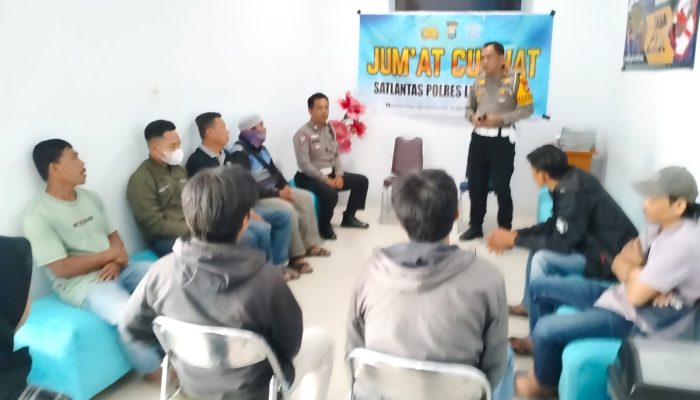 Melalui Jumat Curhat, Sat Lantas Polres Luwu Utara Dialog Interaktif, Ini Tujuannya