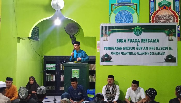 Ponpes Al Mujahidin DDI-Masamba Gelar Acara Bukber Dirangkaikan Peringatan Nuzulul Qur’an