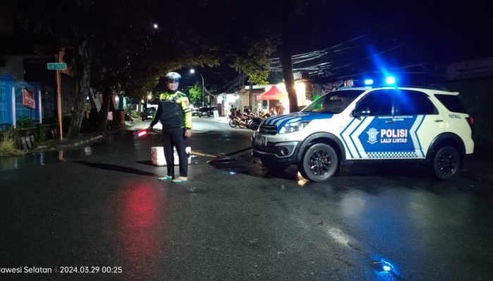 Curah Hujan Tinggi, Kapolres Palopo Intruksikan Anggota Polres Lakukan Patroli Siaga Bencana