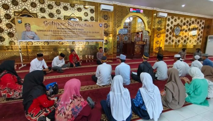 Diikuti Peserta SMP dan SMA, Polres Palopo Laksanakan Gebyar Ramadan