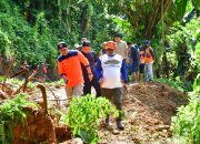 Tinjau Lokasi Titik Longsor, Pj Wali Kota Palopo Imbau Warga Waspada Cuaca Ekstrim