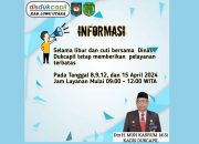 Dukung Kelancaran Pelayanan Saat Cuti Idulfitri, Disdukcapil Luwu Utara Tetap Buka Layanan Terbatas untuk Masyarakat