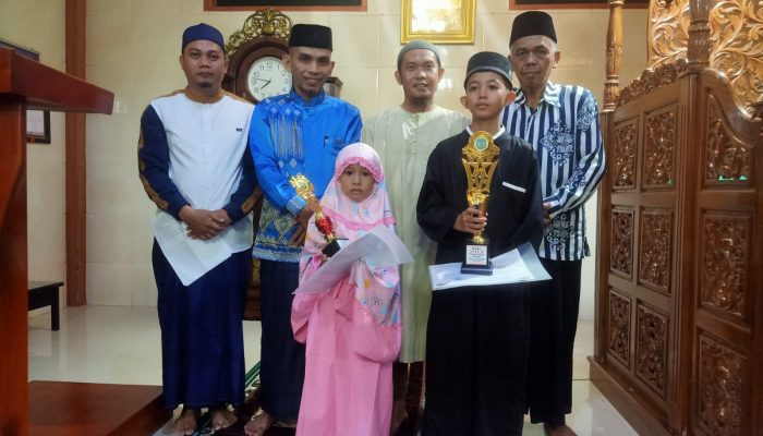 Dua Santri TPA Masjid Nurul Yaqin BTN Merdeka Ukir Prestasi di Ajang FASI Ke-12 Kota Palopo
