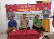 Wakili Kapolda Sulsel, Kasubdit Binpolmas Ditbinmas Gelar Minggu Kasih bersama Warga di Tana Toraja