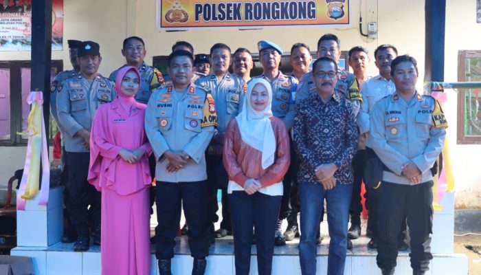 Kapolres Luwu Utara Pimpin Peresmian Perubahan Nomenklatur Polsek Limbong Jadi Polsek Rongkong