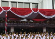 Pj. Wali Kota Palopo Ikuti upacara Hari Otonomi Daerah XXVIII di Surabaya