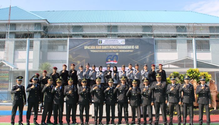 Lapas Palopo Gelar Upacara Peringatan Hari Bhakti Pemasyarakatan Ke-60 Tahun 2024