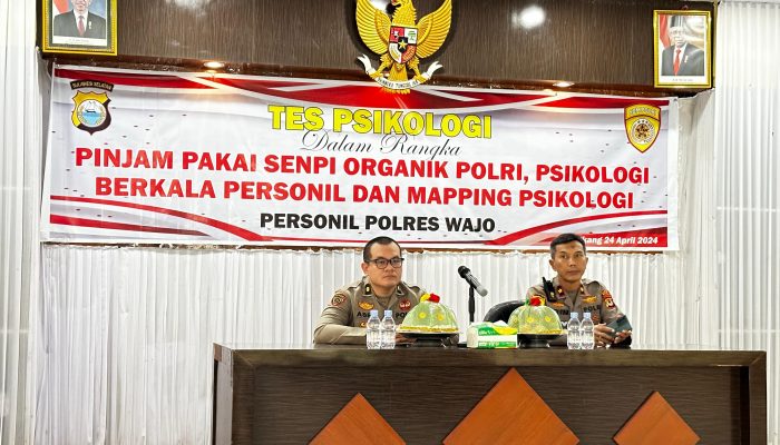 Pinjam Pakai Senpi Organik, Biro SDM Polda Sulsel Gelar Pemeriksaan Psikologi Kepada Personil