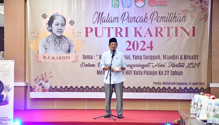 Asisten II Setda Kota Palopo Buka Secara Resmi Malam Puncak Pemilihan Putri Kartini 2024