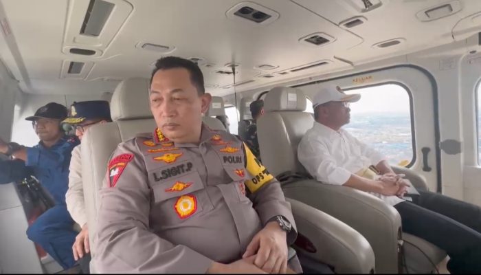 Pastikan Keamanan Arus Balik Lebaran, Kapolri Patroli Udara Gunakan Helikopter di Jalur Tol