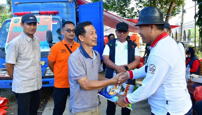 Wujud Peduli, Perumda Tirta Mangkaluku Palopo Salurkan Bantuan Logistik dan Air Bersih Untuk Korban Bencana di Luwu