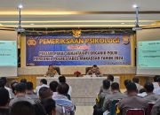 Pinjam Pakai Senpi Organik, Biro SDM Polda Sulsel Gelar Pemeriksaan Psikologi Personil Polrestabes Makassar