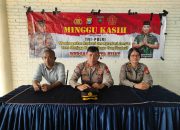 Program Rutin, Polda Sulsel Gelar Minggu Kasih Bersama Warga Barombong