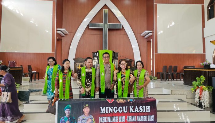 Sambangi Gereja Ebenhaezer, Kapolsek Malangke Barat Edukasi Komunitas Gereja Dalam Program Minggu Kasih