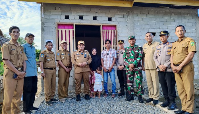 Dandim 1403/Palopo Bersama Pj Bupati dan Kapolres Luwu Tinjau Perkembangan Kegiatan TMMD