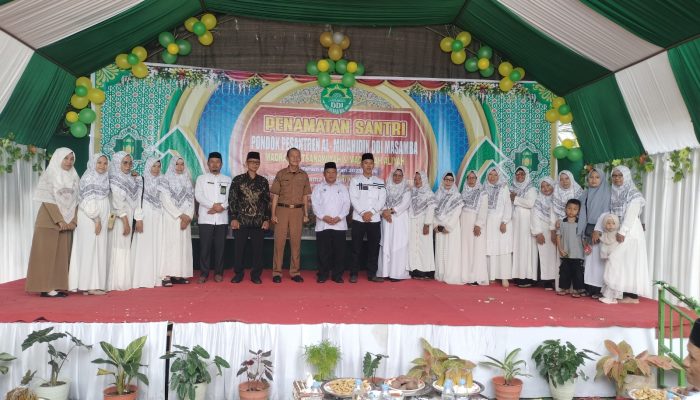 Meriah, Penamatan 81 Santri Ponpes Al-Mujahidin DDI Masamba di Luwu Utara