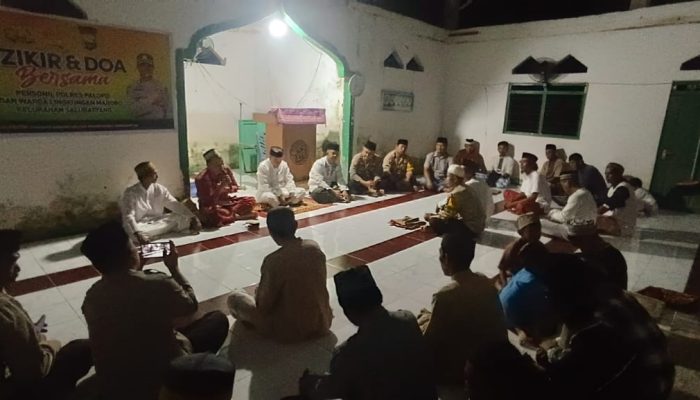 Hindari Bala Bencana, Polres Palopo Laksanakan Zikir dan Doa Bersama Masyarakat Marobo