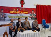 Polda Sulsel Gelar Minggu Kasih di Gereja Alkitab Anugrah Injil