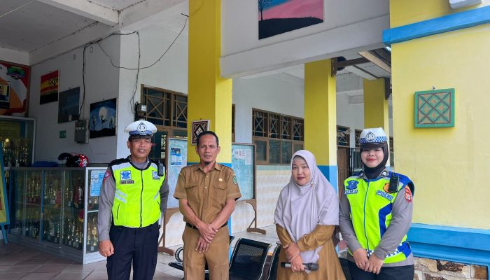 Tingkatkan Keamanan di Sekolah, Sat Lantas Polres Luwu Utara Koordinasi Pembentukan PKS di SMPN 4 Masamba