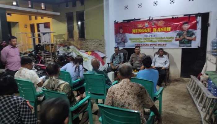 Program Rutin Minggu Kasih, Polda Sulsel Kunjungi Rumah Ibadah Ruth Pongutan Biringkanaya