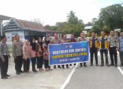 Dampingi Tim Subdit Kamsel Polda Sulsel, Sat Lantas polres Luwu UtaraTinjau Kampung Tertib Lalu Lintas di Desa Batu Alang