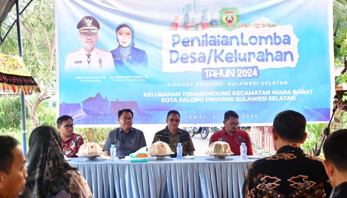 Plt. Asisten Bidang Pemerintahan Setda Palopo Hadiri Verifikasi Lapangan Lomba Desa/Kelurahan Tingkat Provinsi