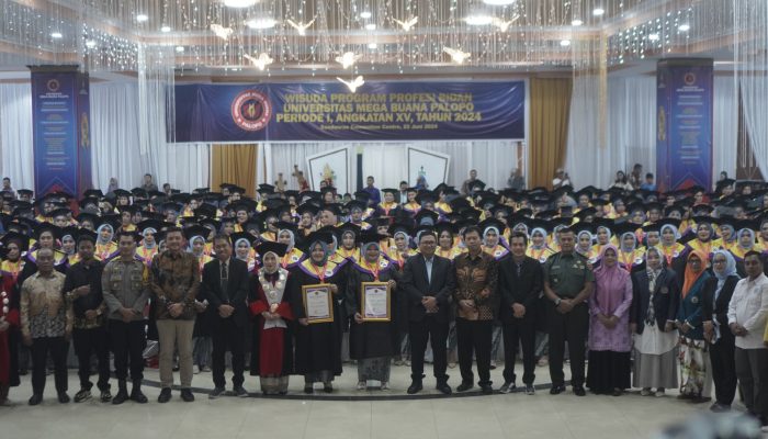 Pj. Wali Kota Palopo Hadiri Wisuda Program Profesi Bidan Universitas Mega Buana Palopo