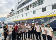Kapolres Palopo Pimpin Monitoring Keberangkatan Kapal Pesiar MV. National Geographic Orion