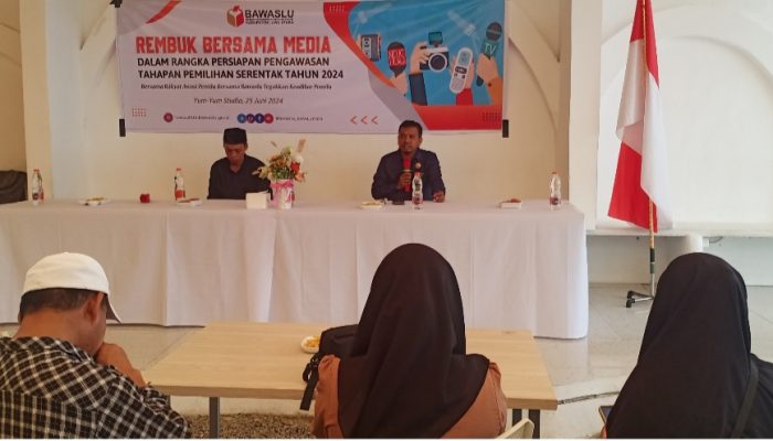 Persiapan Pengawasan Pilkada Serentak 2024, Bawaslu Luwu Utara Laksanakan Rembuk Bersama Media