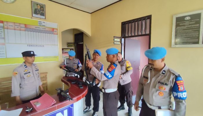 Kapolres Luwu Utara Bersama Sie Propam Gelar Inspeksi Mendadak di Polsek Masamba, Ini Tujuannya