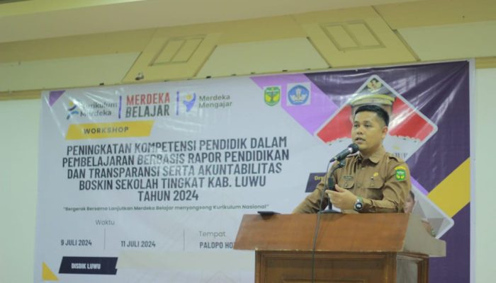 Disdik Luwu Gelar Workshop Peningkatan Kompetensi Pendidik