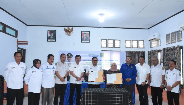 Pemkot Palopo Bersama BPJS Ketenagakerjaan Tandatangani MoU Pemberian Iuran Bagi Nelayan