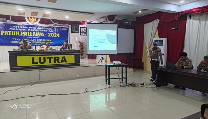 Polres Luwu Utara Gelar Lat Pra Ops Patuh Pallawa 2024 untuk Tingkatkan Disiplin Berlalu Lintas