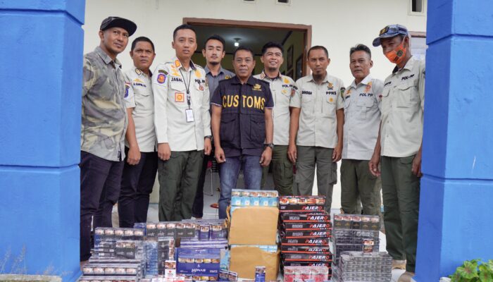 Operasi Pasar Gabungan Gempur Rokok Ilegal, Bea Cukai Bersama Pemkot Palopo Sita Puluhan Ribu Batang Rokok Ilegal