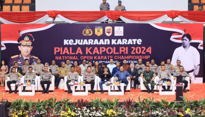 Kapolri Buka National Open Karate Championship di Pakansari Bogor