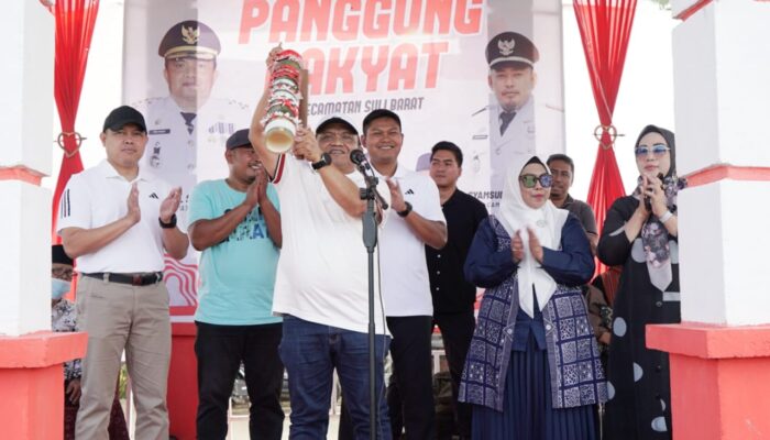 Pukul Kentongan, Pj. Bupati Luwu Buka Pesta Rakyat Suli Barat
