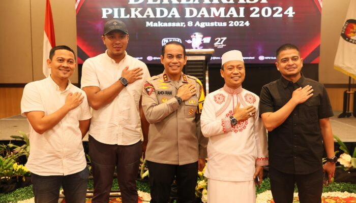 Hadiri Deklarasi Pilkada Damai 2024, Kapolda Sulsel Tekankan Pentingnya Keamanan dan Netralitas