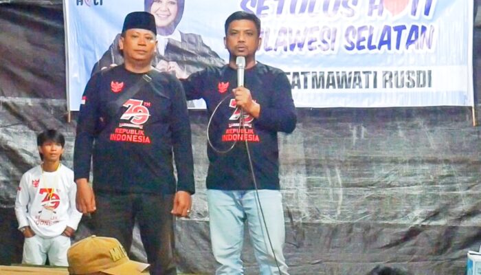 Meriahkan Hut RI ke-79, Wakil Ketua I DPRD Palopo Buka Turnamen Song Toko 45 Murante
