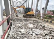 Rehabilitasi Total Lantai Jembatan, Riswan : Jembatan Masamba Tutup Selama 71 Hari