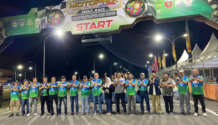 Dandim 1403/Palopo Hadiri Pembukaan Motoprix 2024 Kejuaraan Nasional Balap Motor Kajari Palopo Cup