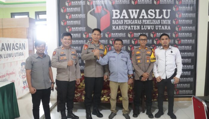 Hari Pertama Menjabat, Wakapolres Luwu Utara Kunjungi Bawaslu, Kesbangpol dan KPU
