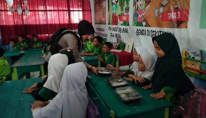 Program Makan Sehat Bergizi Kapolda Sulsel berjalan 2 bulan, Berlanjut di SD Inpres Kampus IKIP