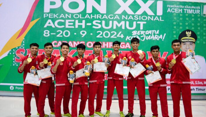 Atlet asal Luwu Utara Kawinkan Emas Sepak Takraw Nomor Double Event Team di PON XXI