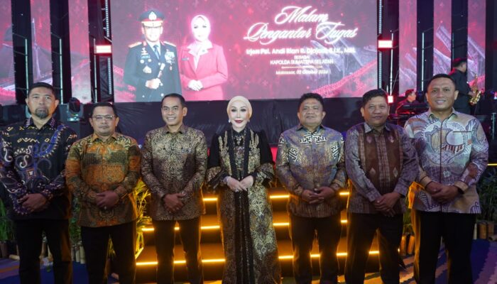 Hadiri Malam Pengantar Tugas Irjen Pol. Andi Rian Sebagai Kapolda Sumsel, Muh. Saleh: Terima Kasih Jenderal
